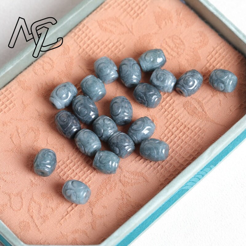 5PC Natural Blue Water Jade Ri - Beading recension och pris