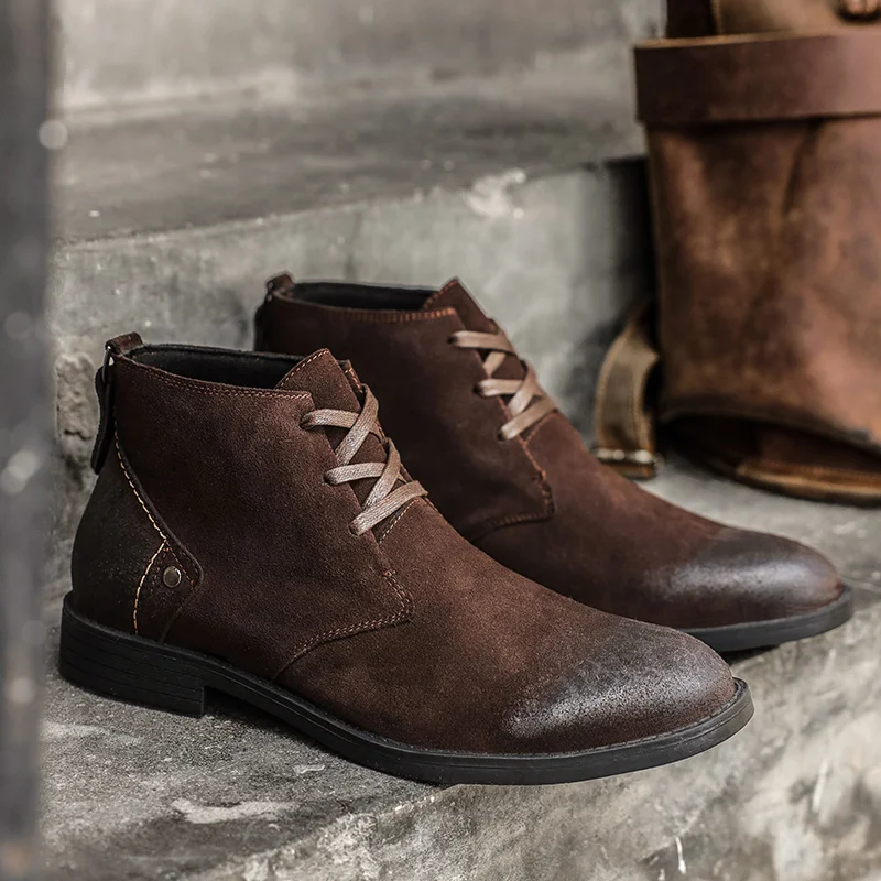 New Cow Suede Ankle Boots Hand - Craft Tools recension och pris