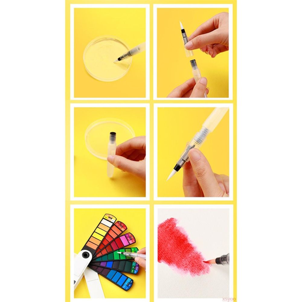 Folding Watercolor Paint Set w - Watercolor Paint Set Solid Pigment recension och pris