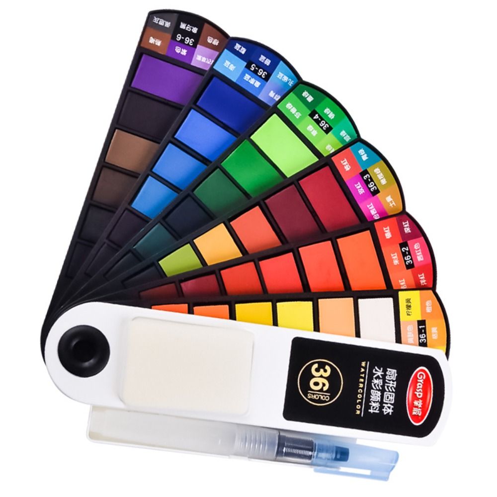 Folding Watercolor Paint Set w - Watercolor Paint Set Solid Pigment recension och pris