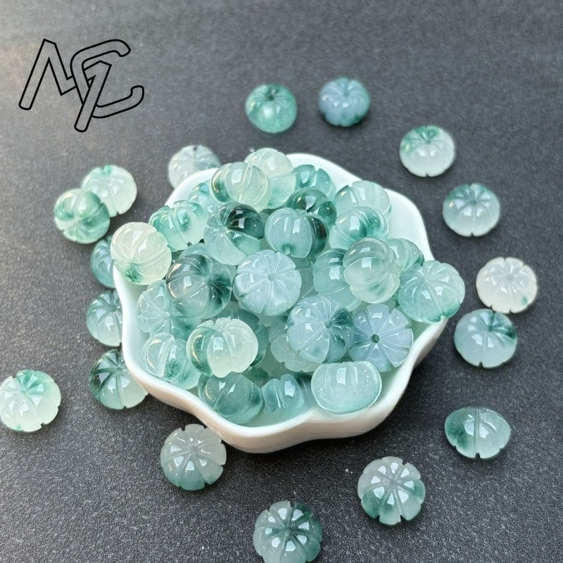 10pcs A Green Jade Pumpkin Bea - Beading recension och pris