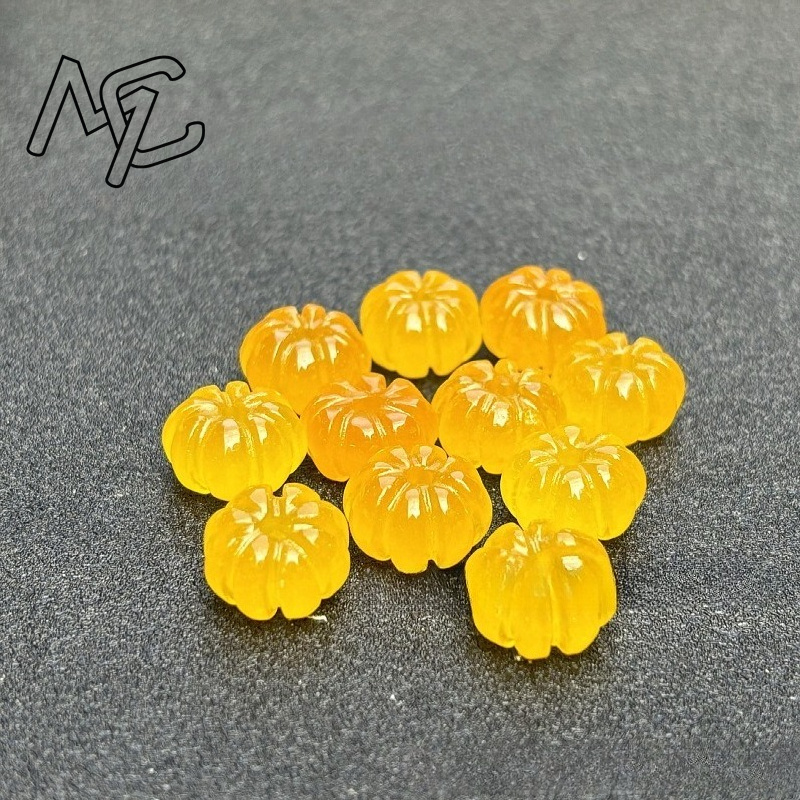 10pcs A Green Jade Pumpkin Bea - Beading recension och pris