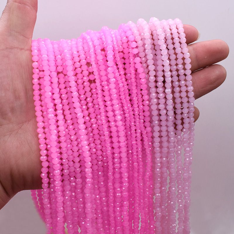 Bright peach pink 1 2 3 4 6 8m - Glass Seed Beads 2Mm Jewelry Making recension och pris