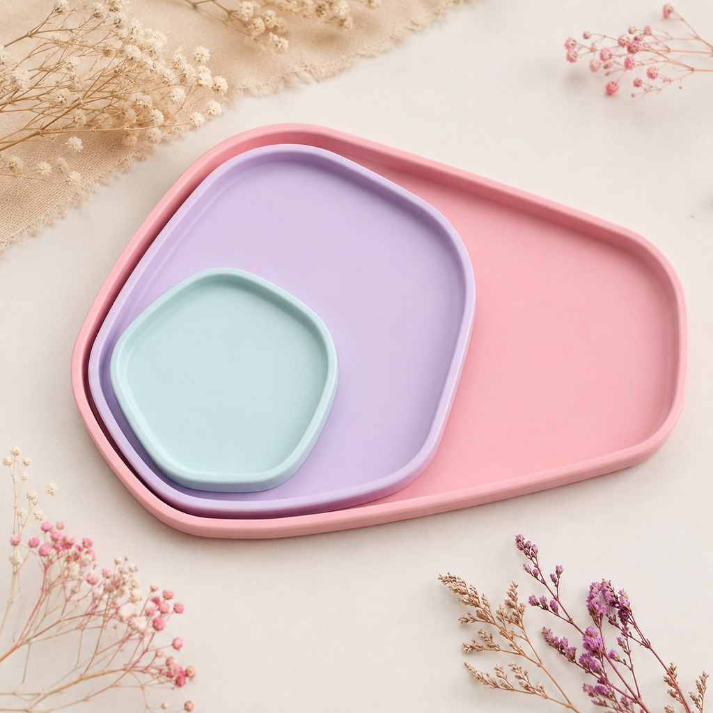 3Pcs Irregular Tray Silicone R - Silicone Epoxy Resin Molds Set recension och pris