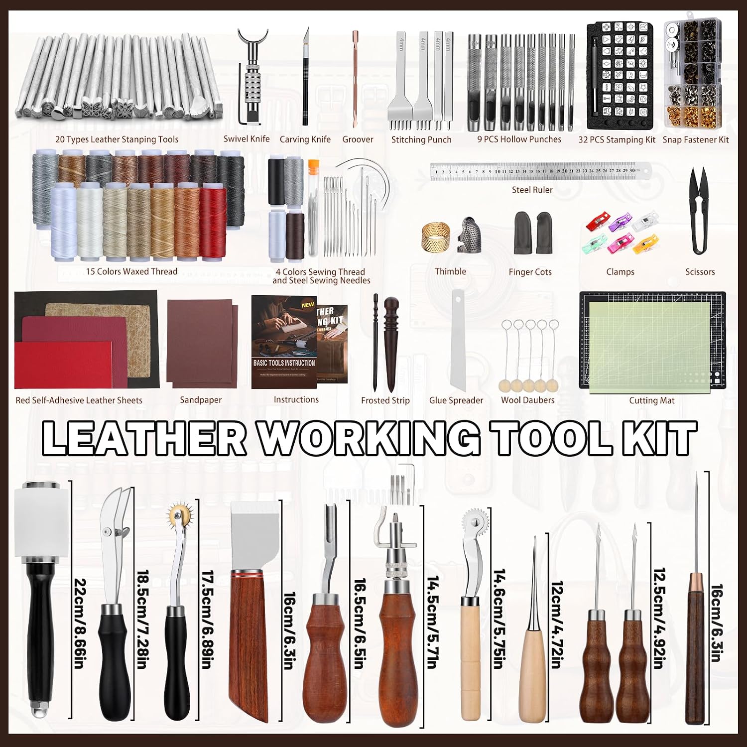 Leather Working Kit, Leather W - Sewing recension och pris